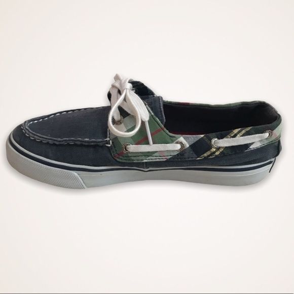 SPERRY Top-Sider Plaid And Denim Loafer - Picture 1 of 7